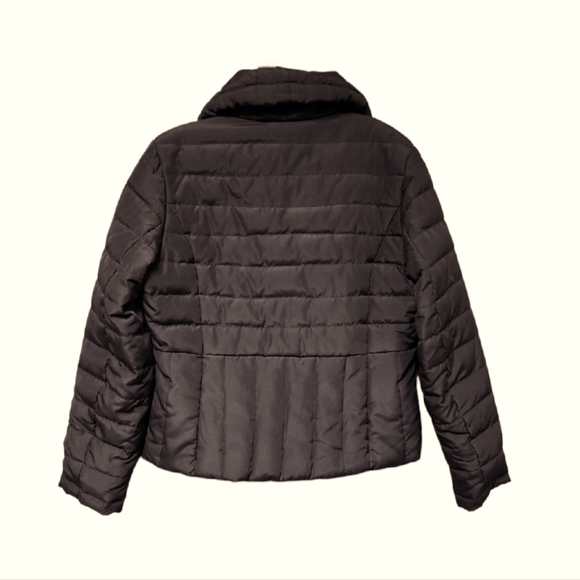 Kenneth Cole Reaction Brown Puffer Down Short Jacket Size Medium - Picture 2 of 7